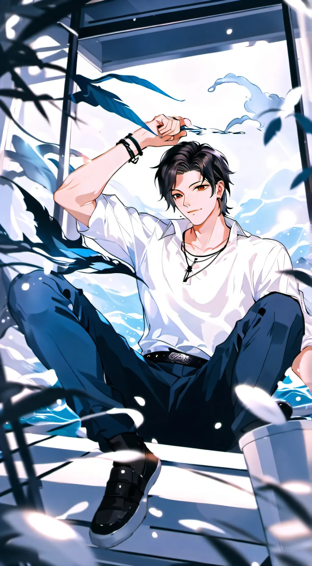 ai character: Lucas background