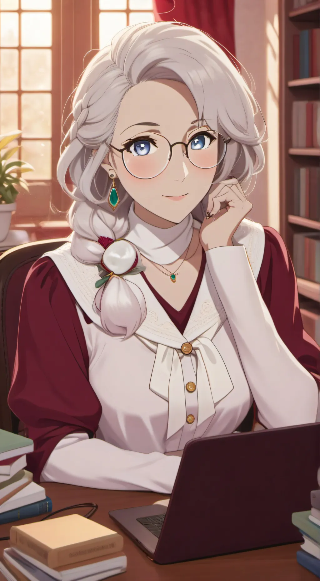 ai character: Sage University Tycoon background