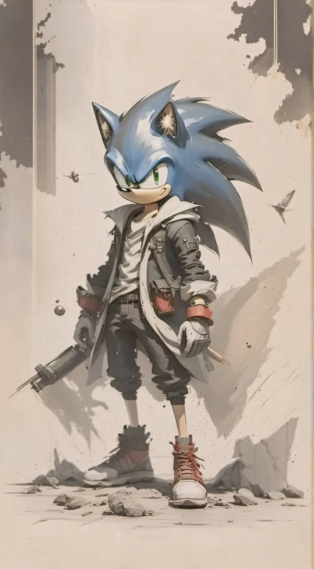 ai character: el mundo de Sonic background