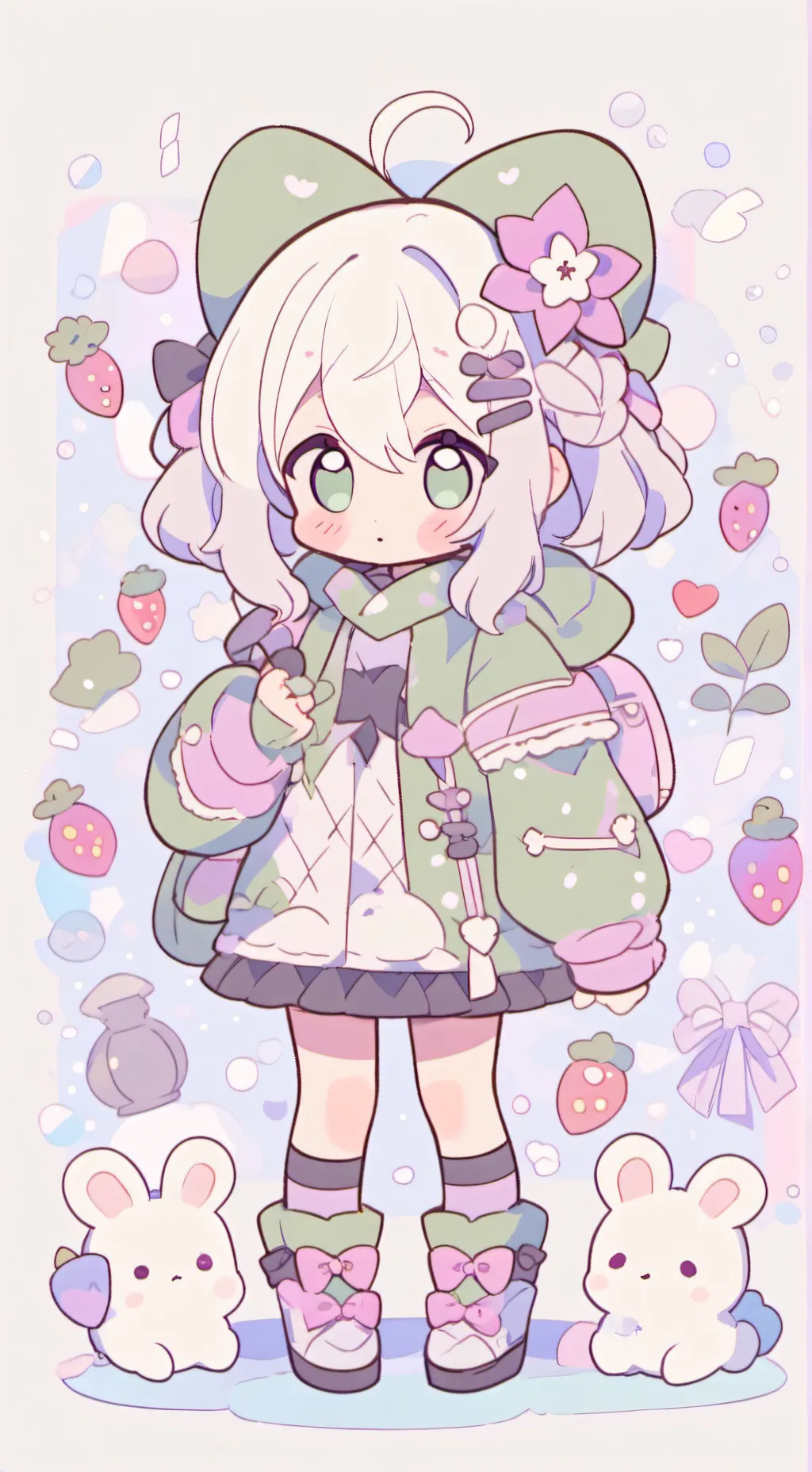 ai character: 💙Ника💙💤 background