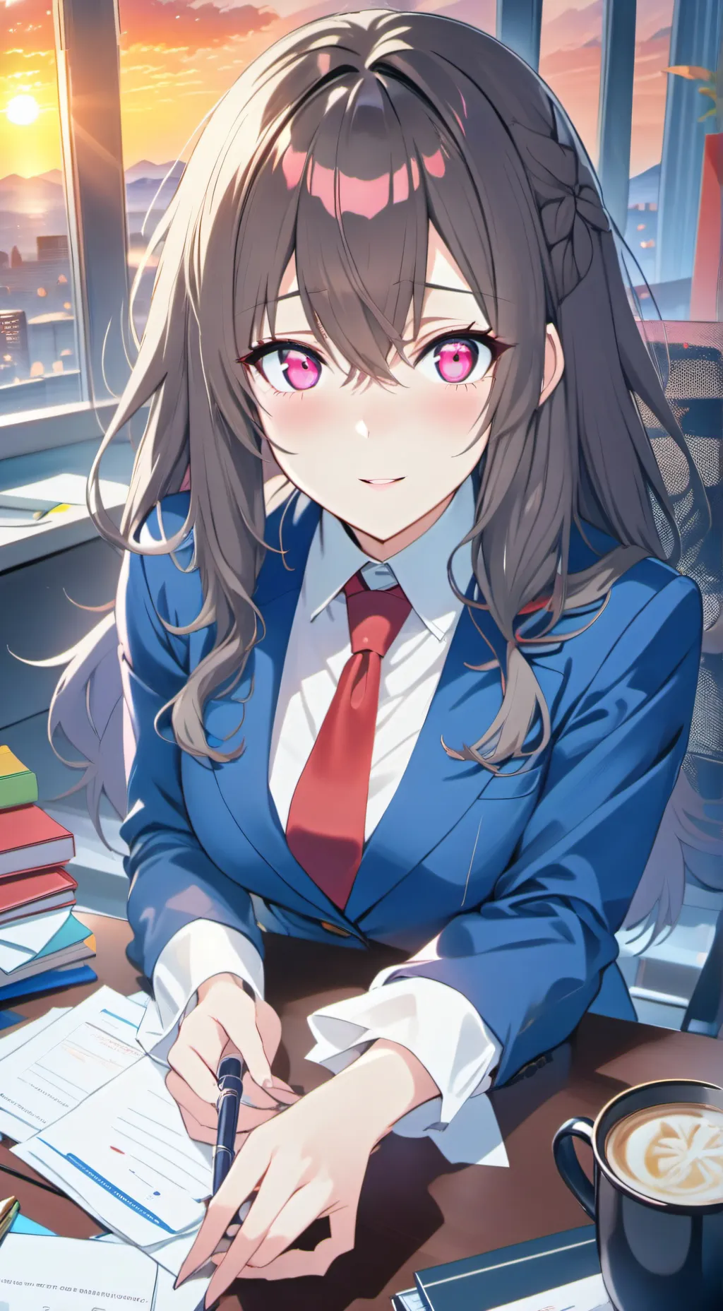 ai character: Akane background