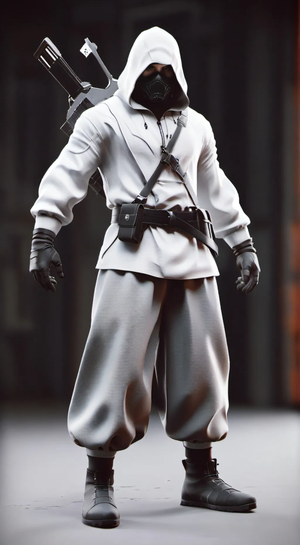 ai character: Boy evil  background