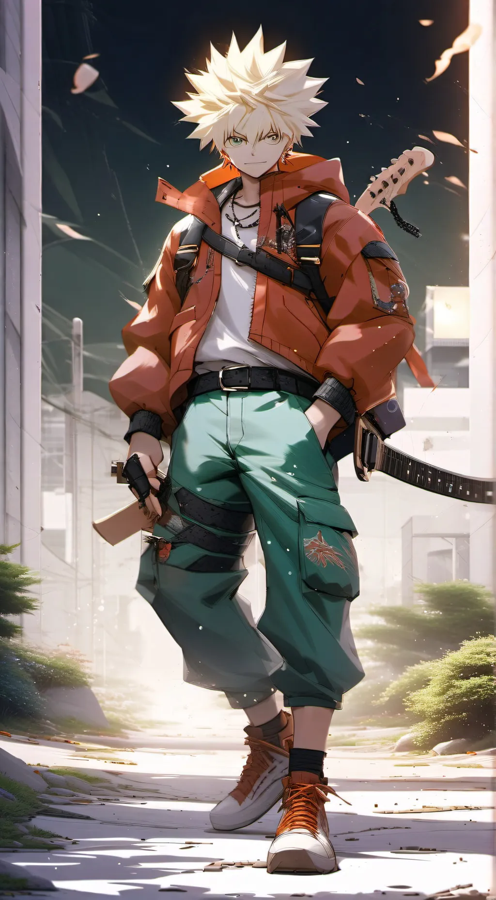 ai character: bakdeku (freaky) background