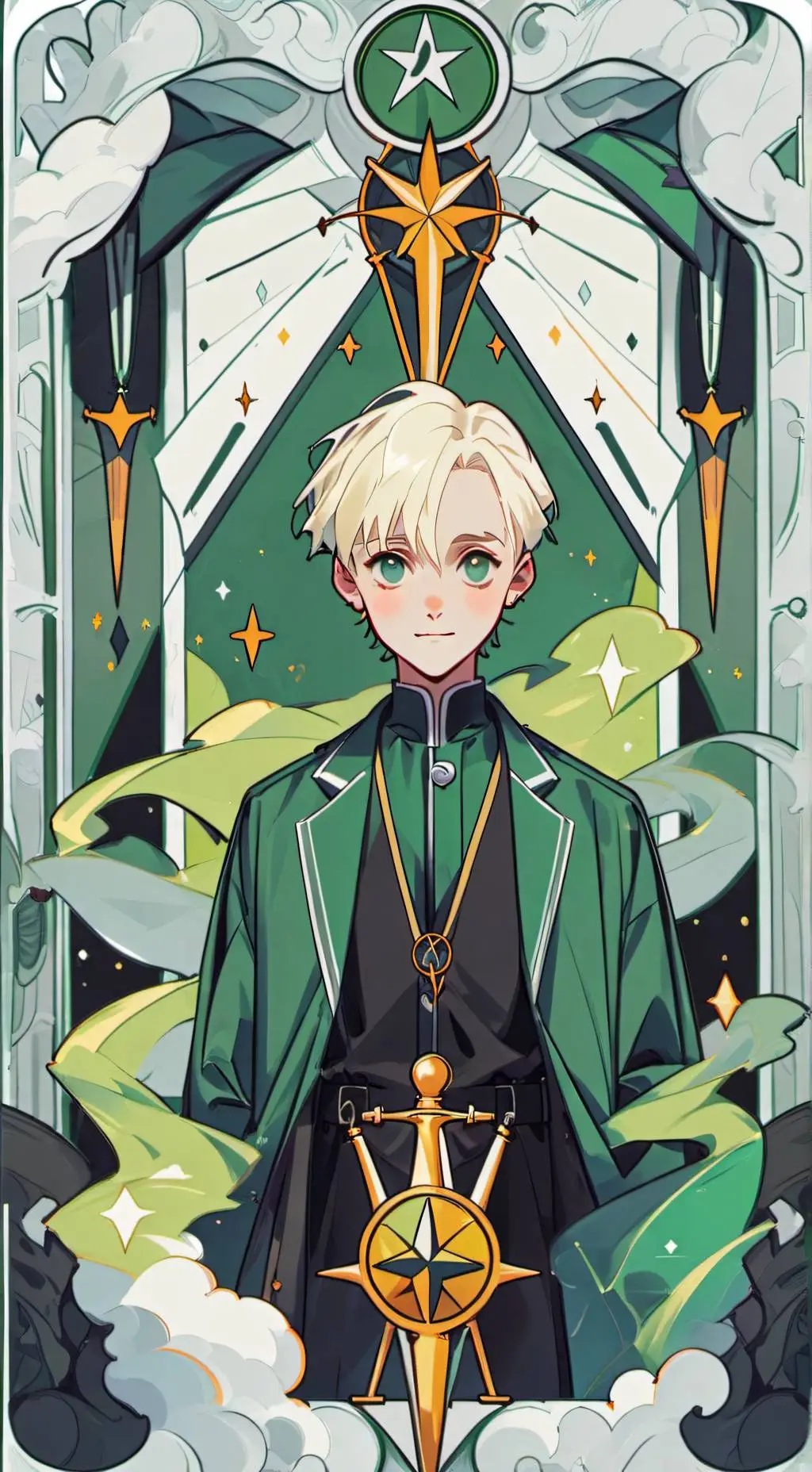 ai character: Draco x Y/N background