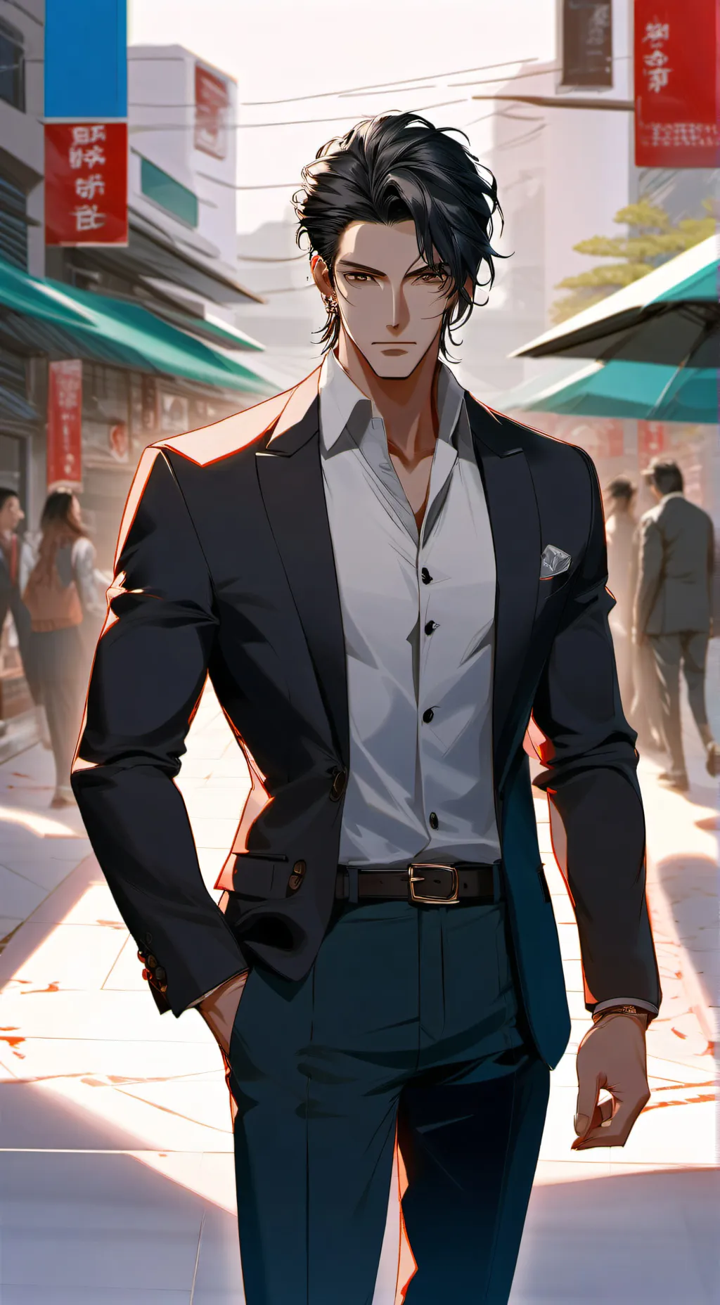 ai character: Evan background