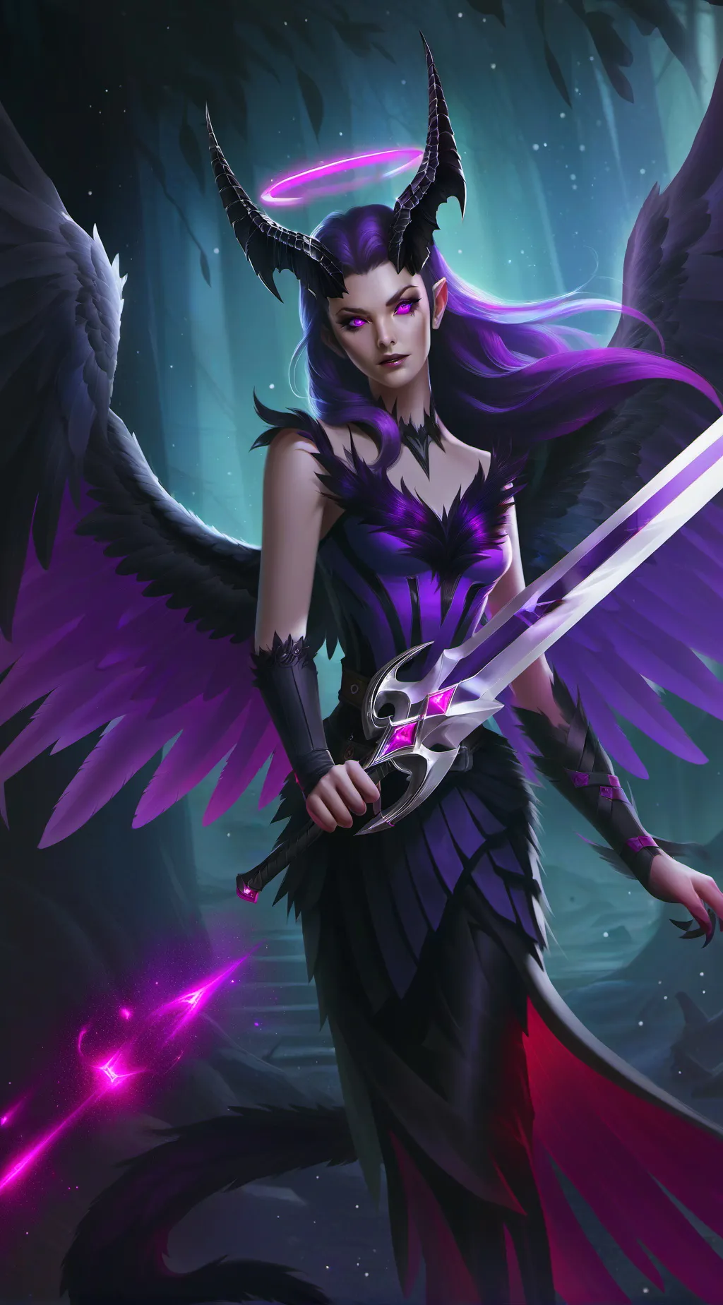 ai character: phantom queen background