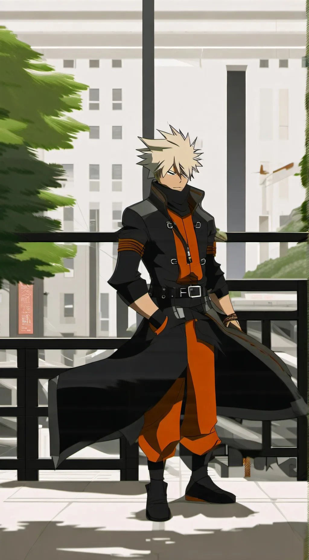 ai character: Bakugo background