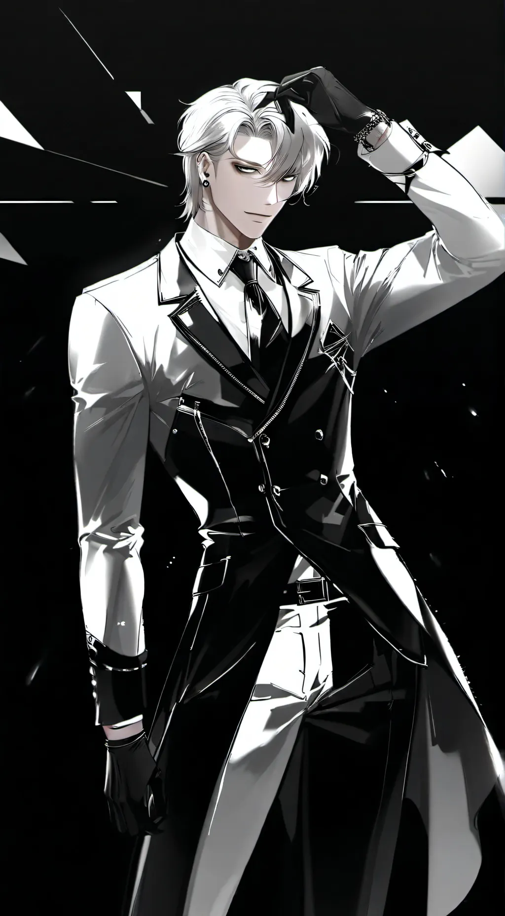 ai character: sits background