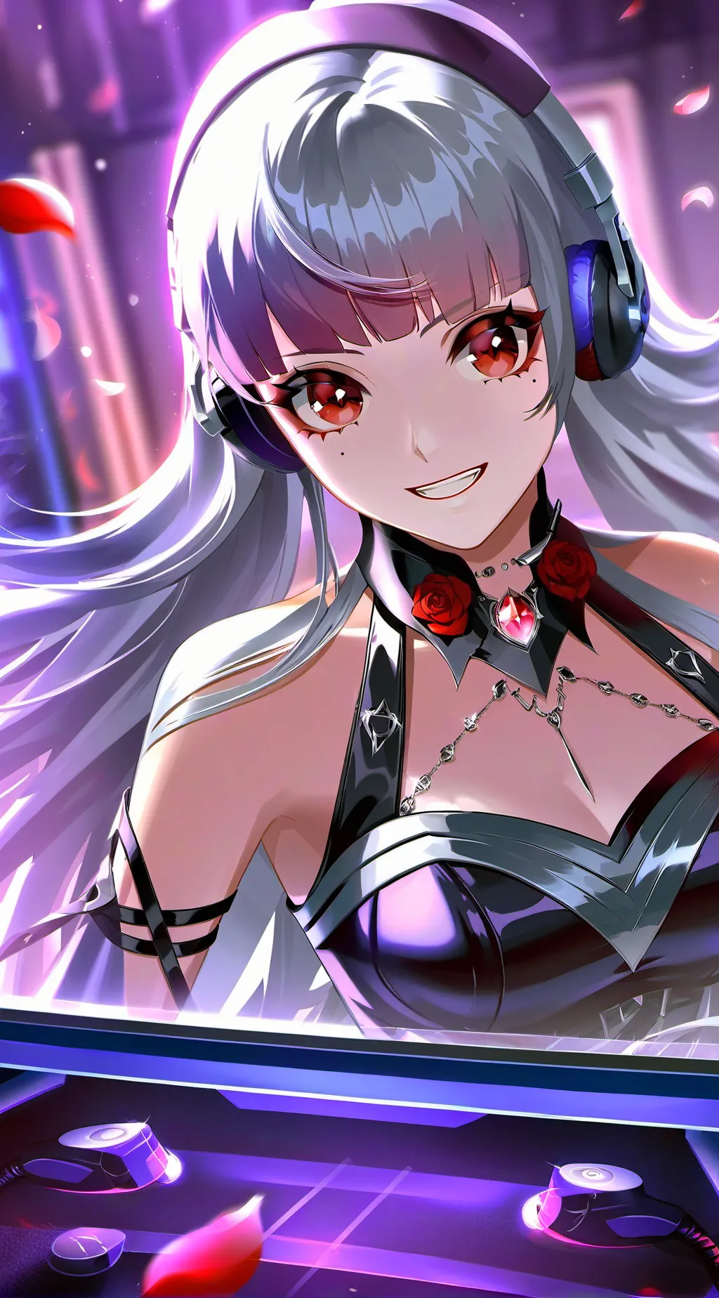 ai character: Luna background