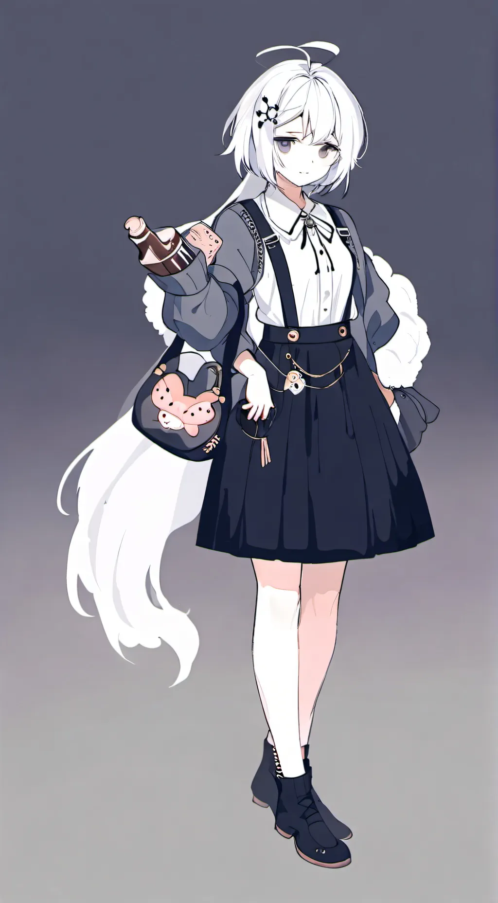 ai character: SprunkihatesGray background