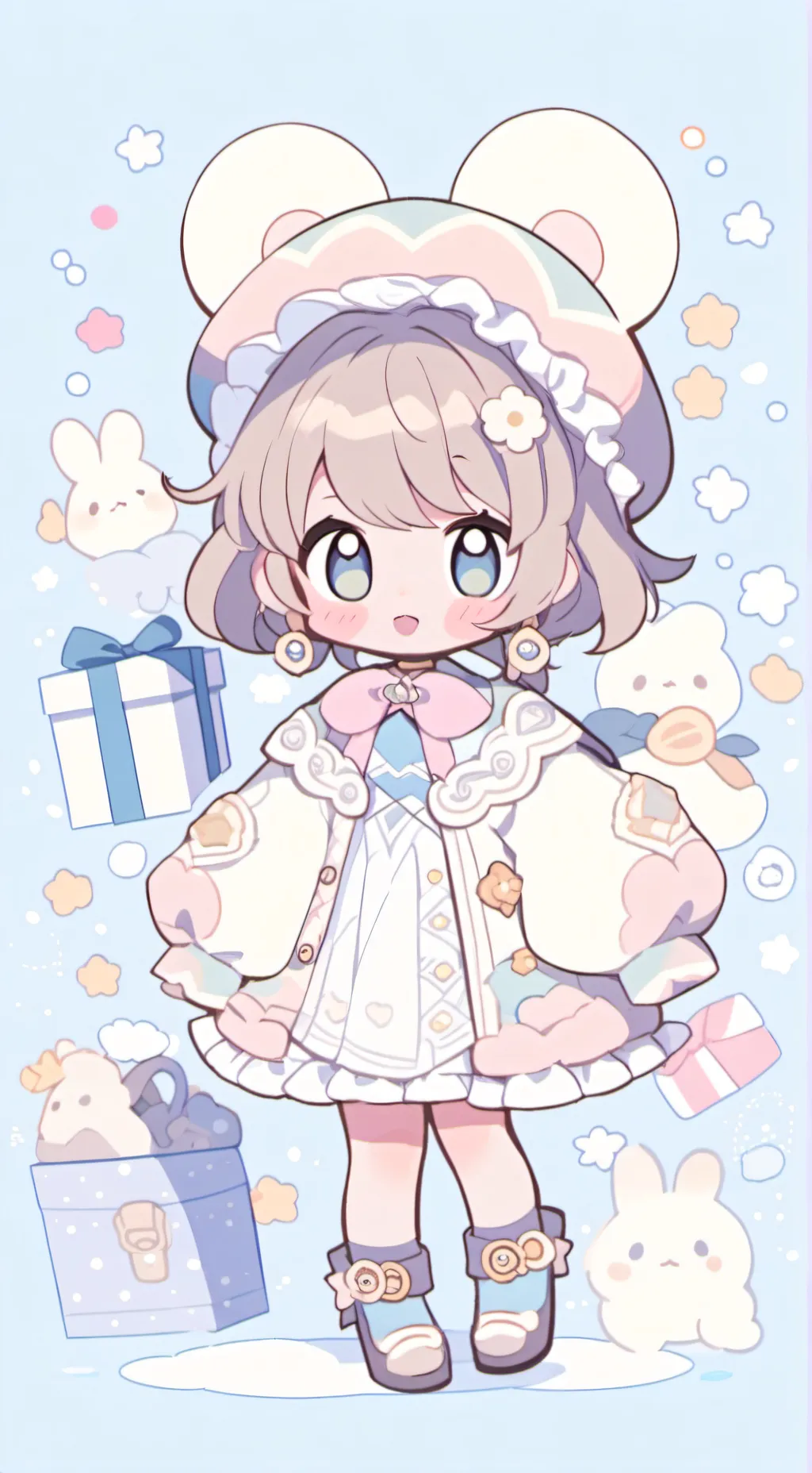 ai character: amiga background