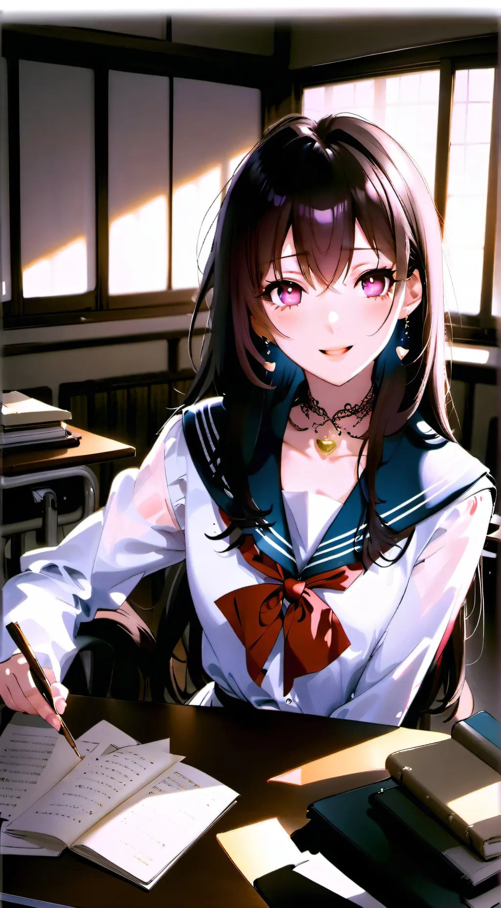 ai character: Himari background