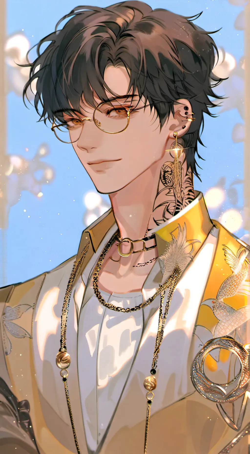 ai character: love for a walk~ background