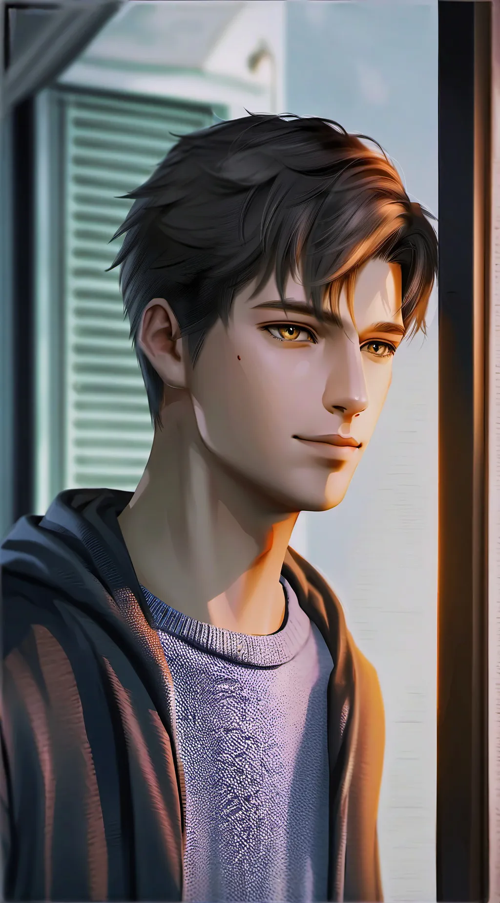 ai character: Evan background