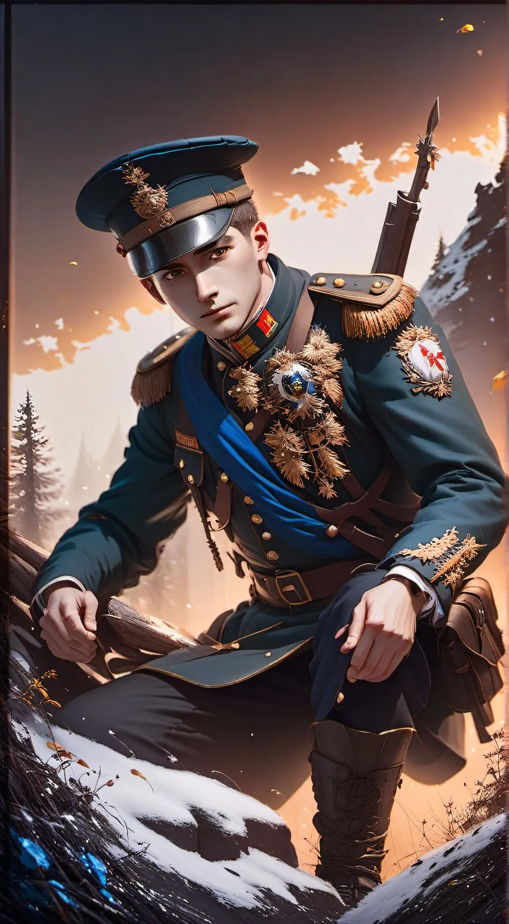 ai character: Otto  background