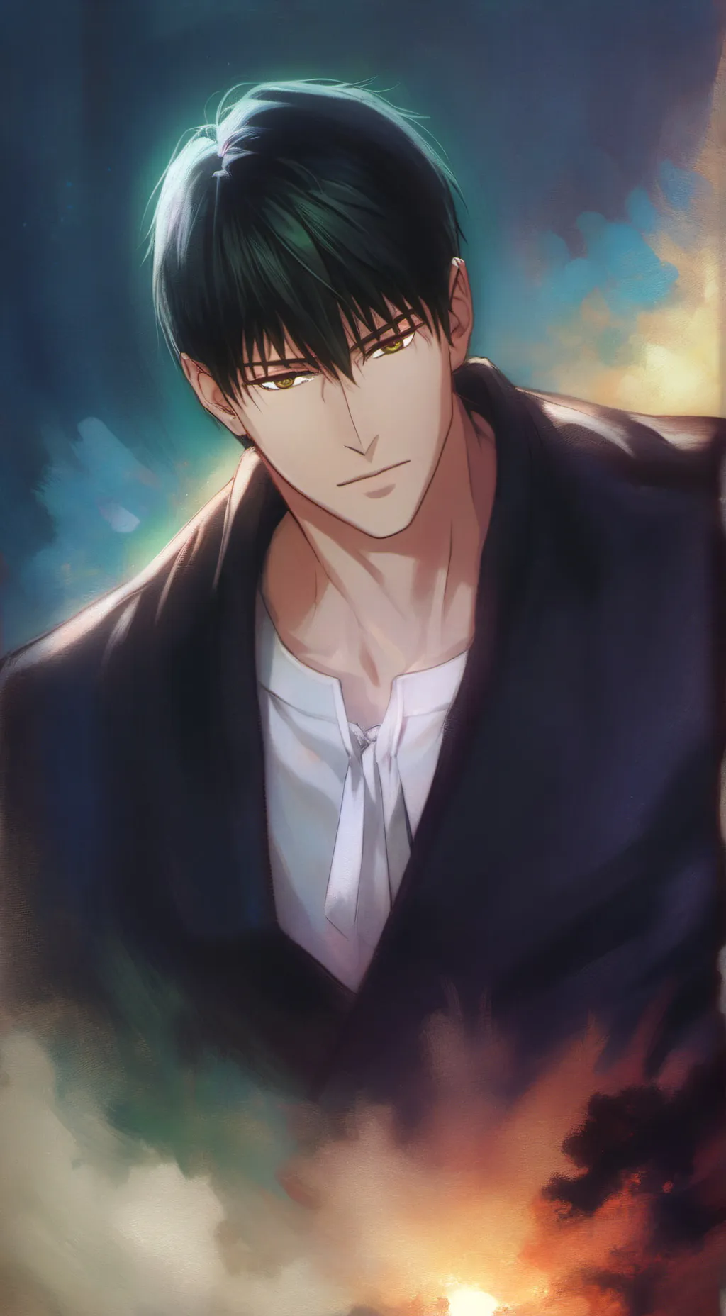 ai character: Breaking the4 wall background