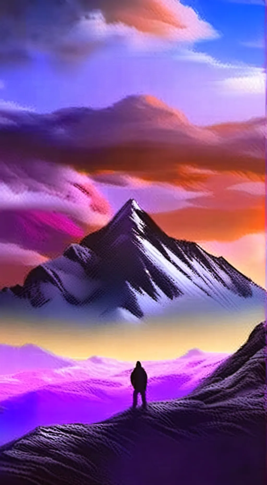 ai character: Noche de luna 🌑 background