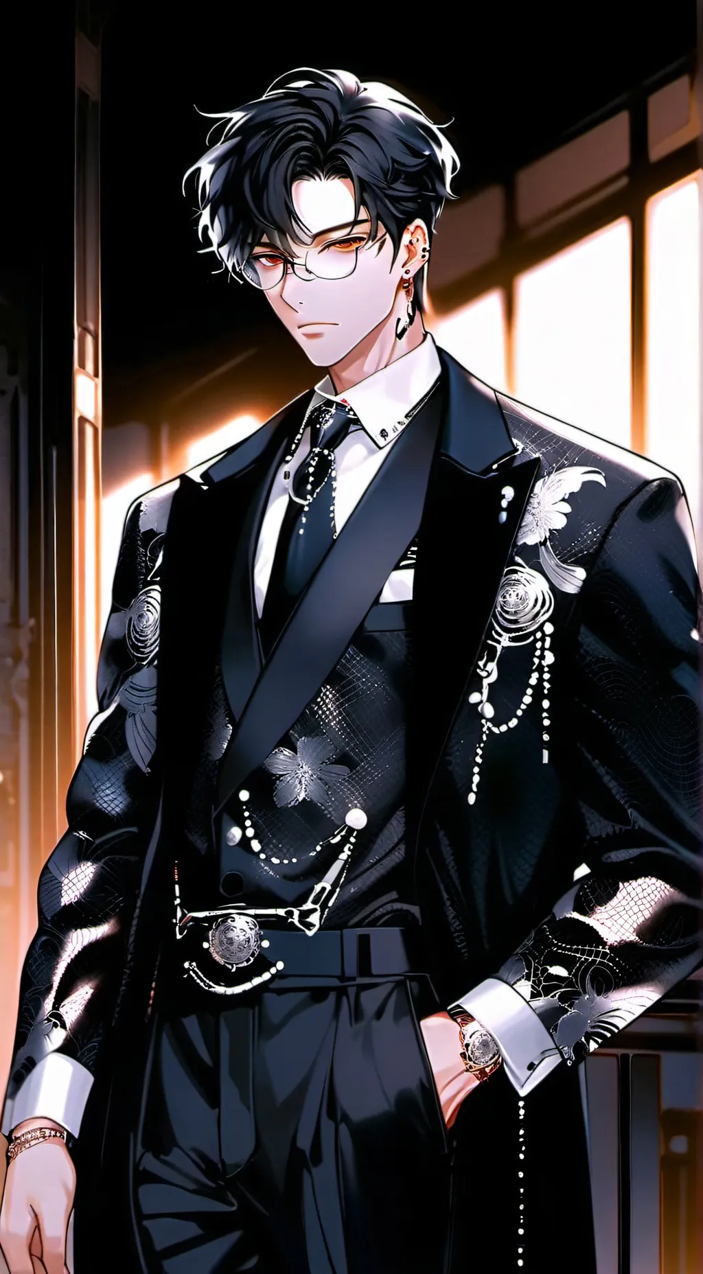 ai character: Nathaniel  background