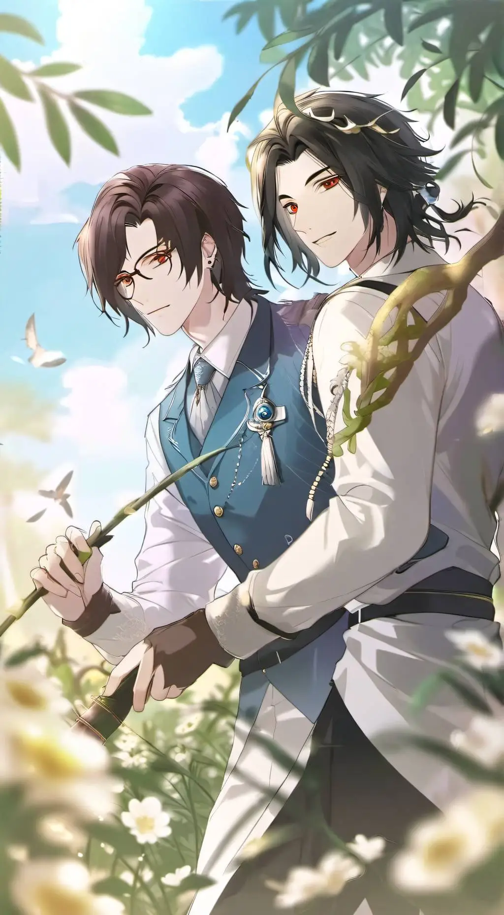 ai character: Ash ve Noah background