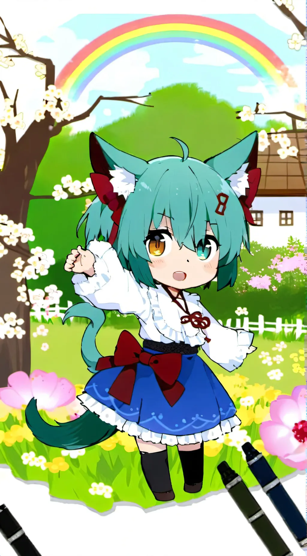 ai character: Saki background