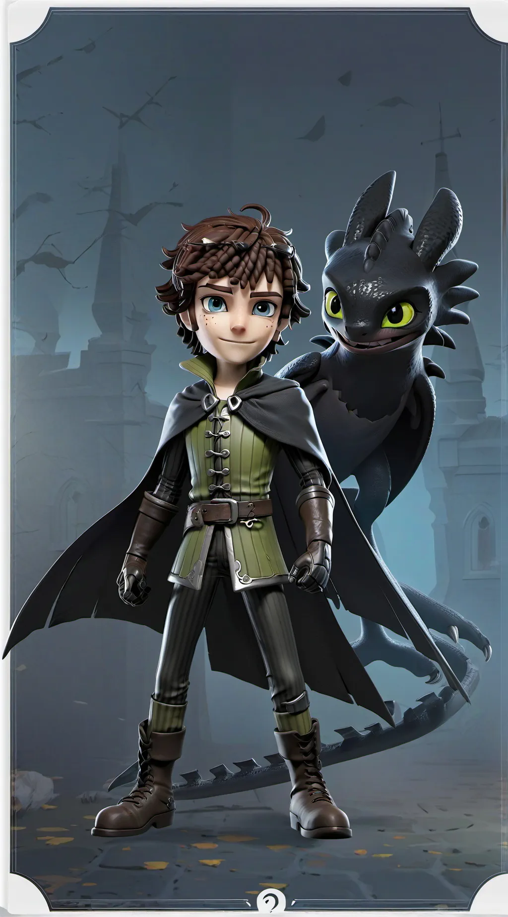 ai character: httyd background