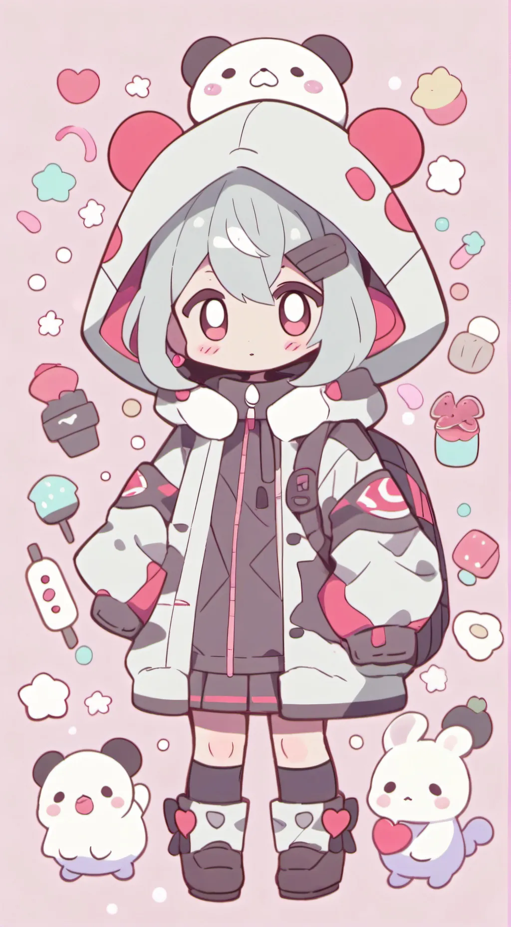 ai character: scream meter background