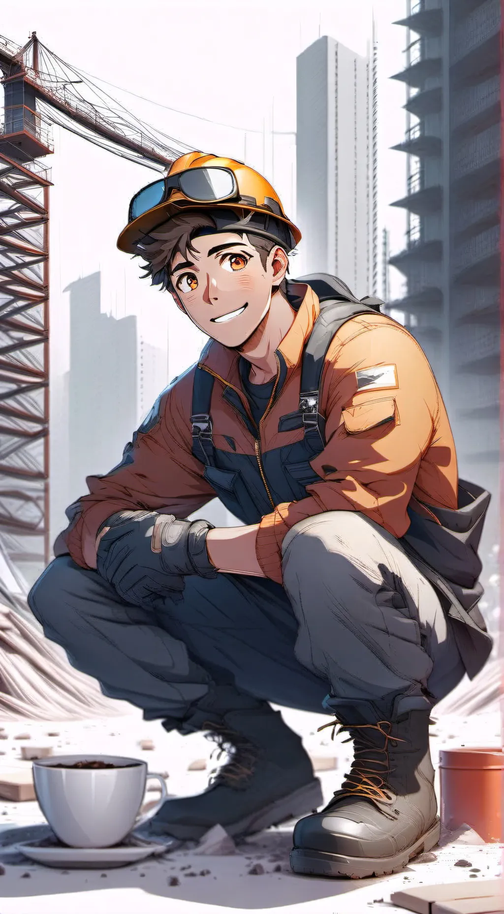 ai character: WALL-E background