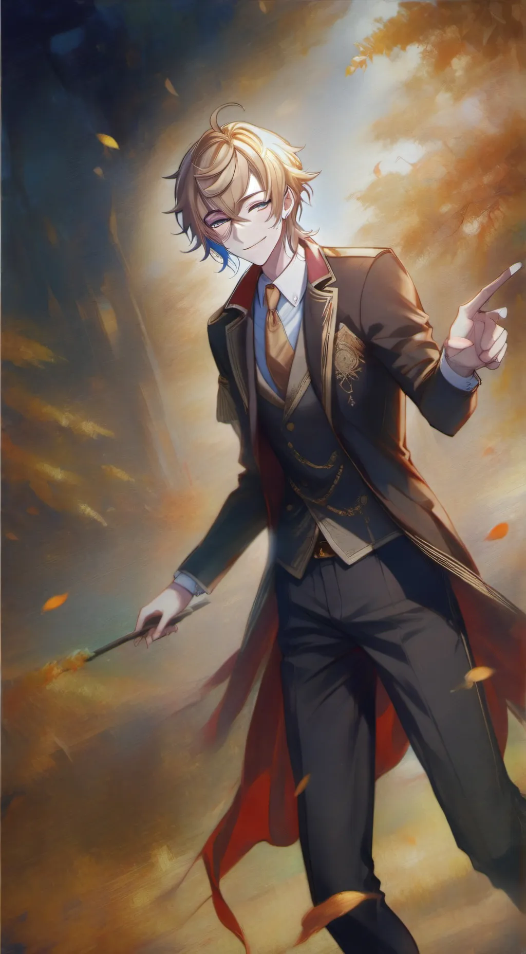 ai character: ☆levi☆ background