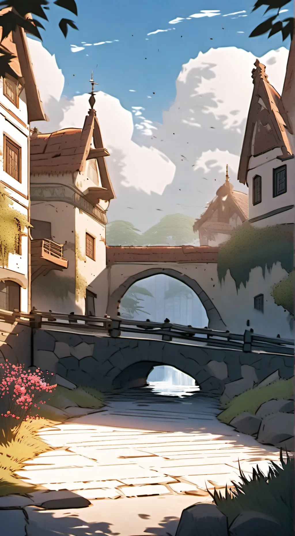 ai character: viaje a otro mundo background