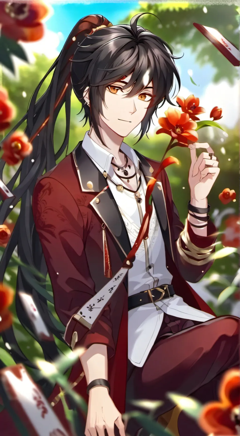 ai character: mujer/mujer 🏳️‍🌈 background