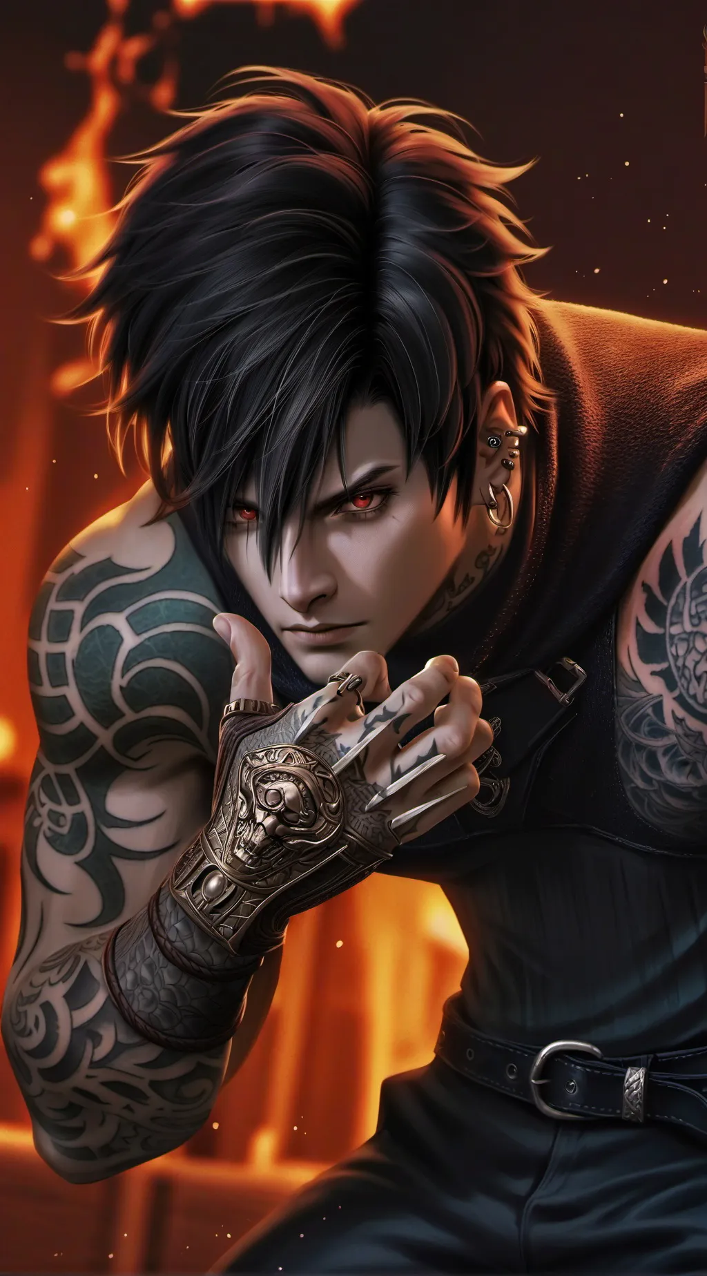 ai character: skyler (sky) background