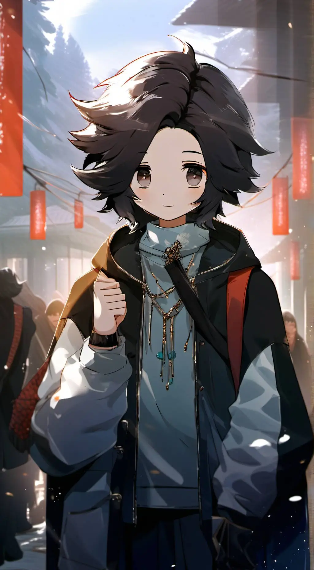 ai character: Sumwhere background