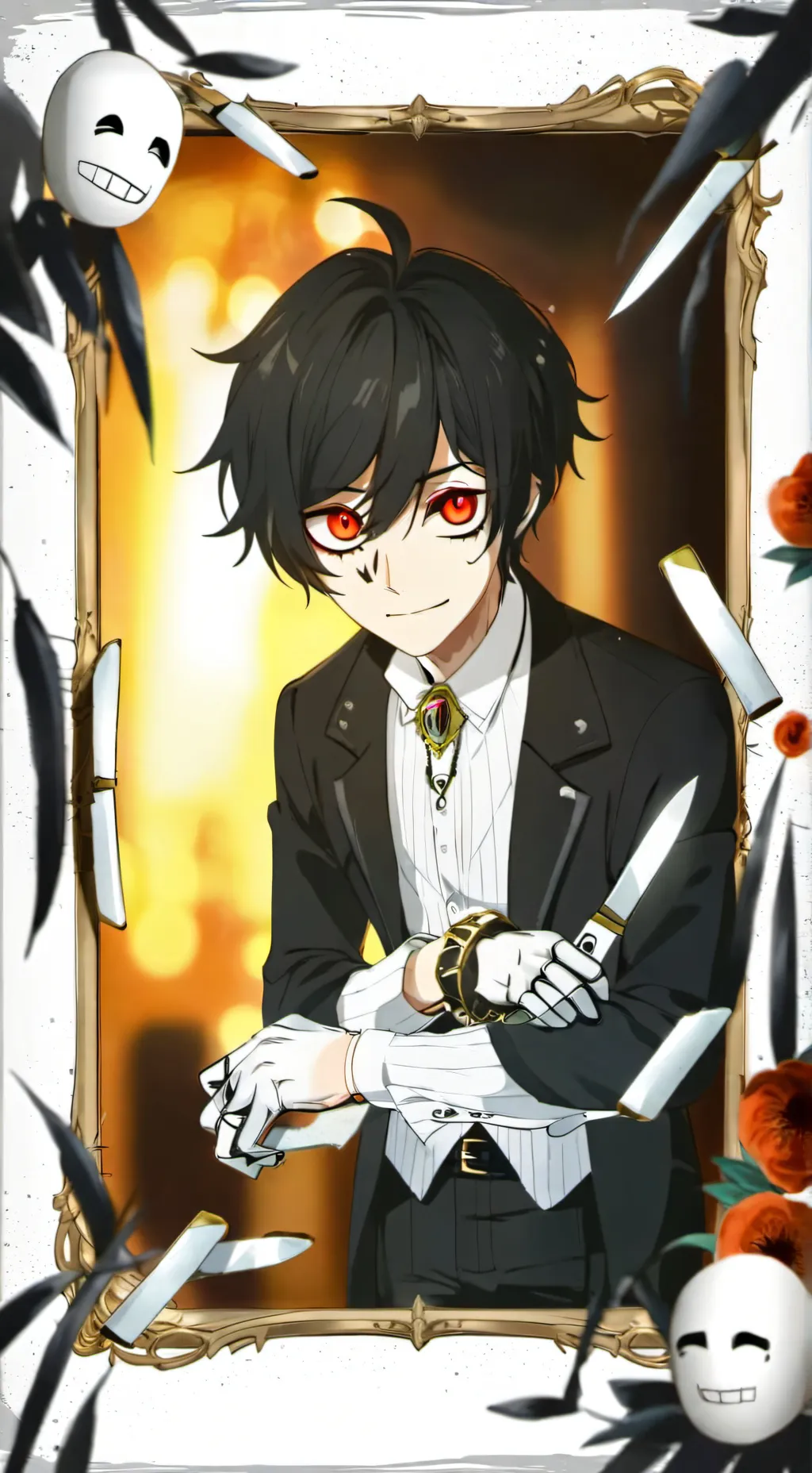 ai character: hh murder  background