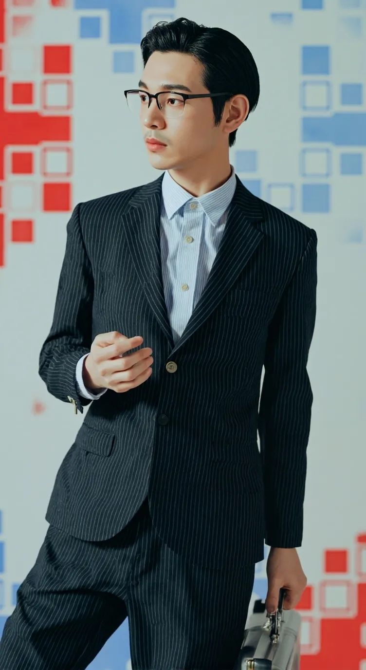 ai character: Sales man background