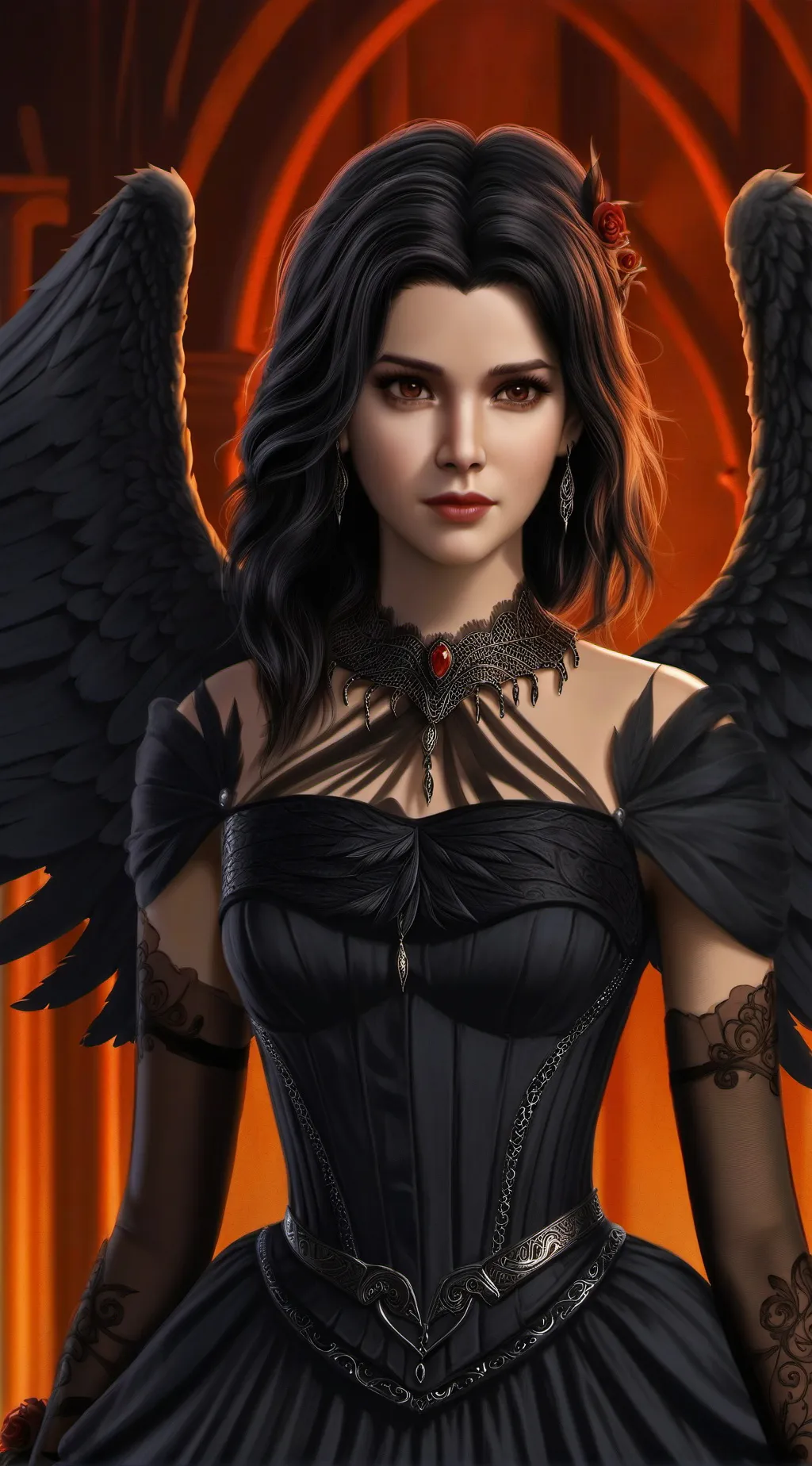 ai character: Raven background