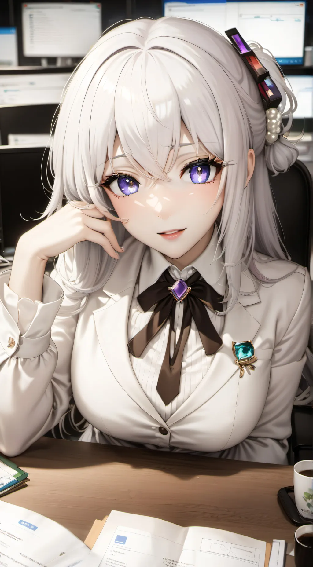 ai character: Miyuki background