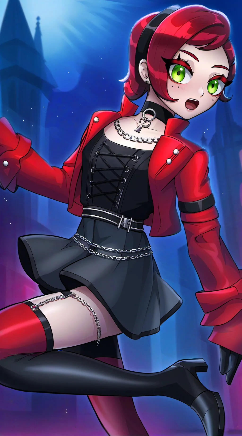 ai character: Astraea Nightingal background