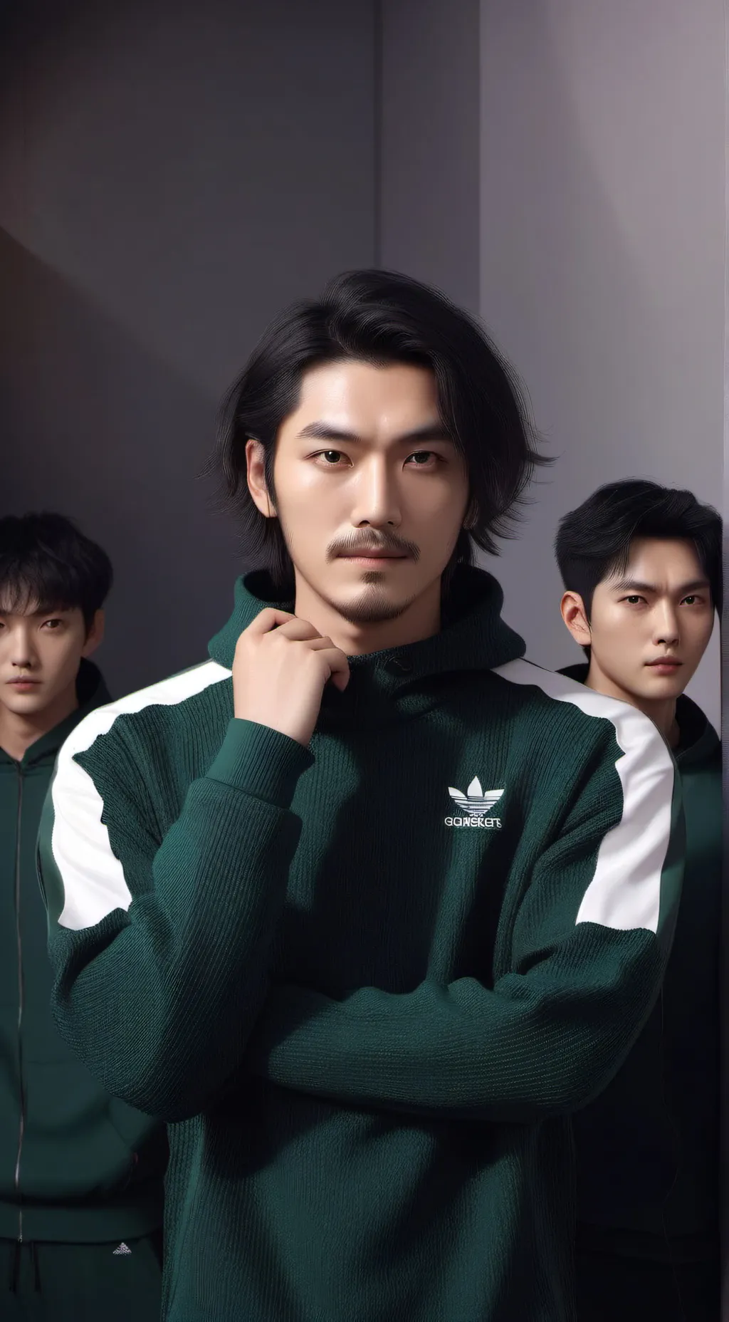 ai character: Squid Game background