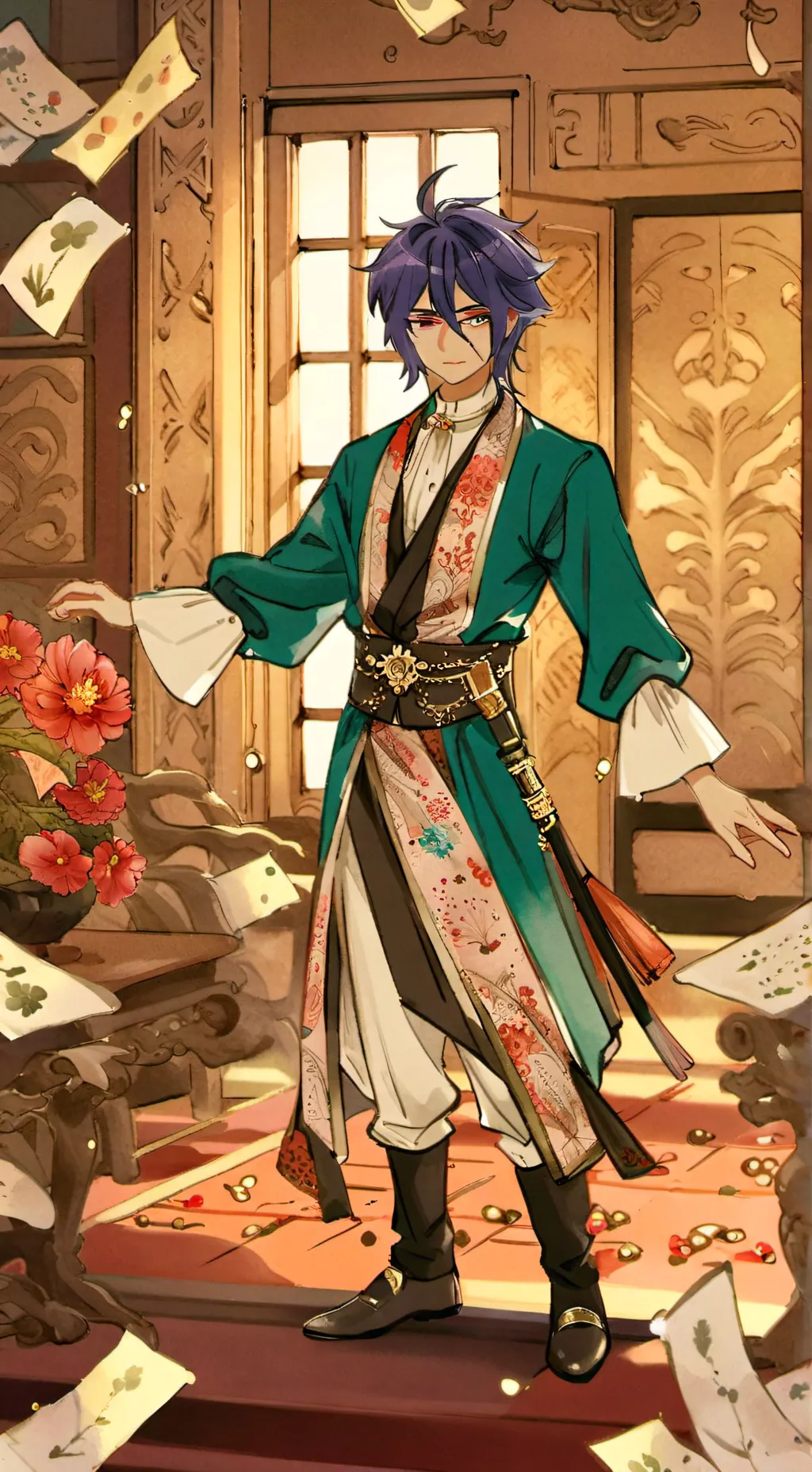 ai character: 👿Пикуля👿 background