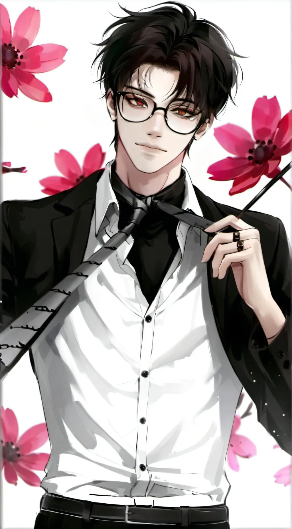 ai character: luke🌸💗😮‍💨 background