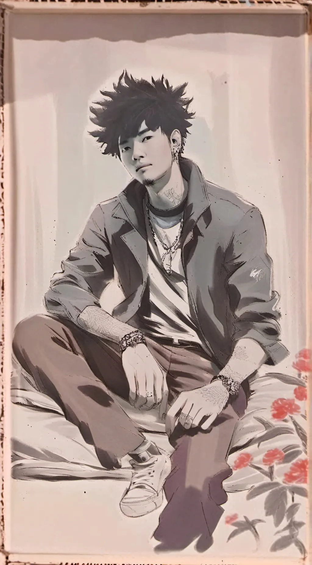 ai character: Dabi background