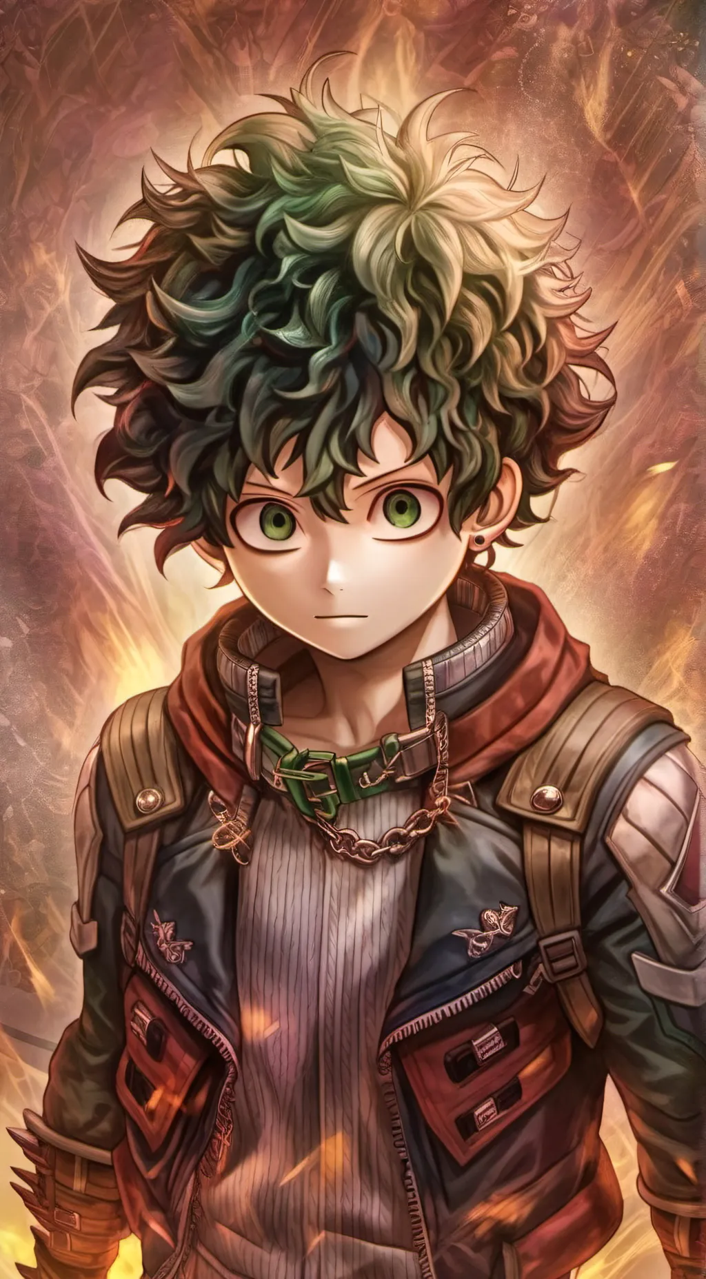 ai character: evil deku background