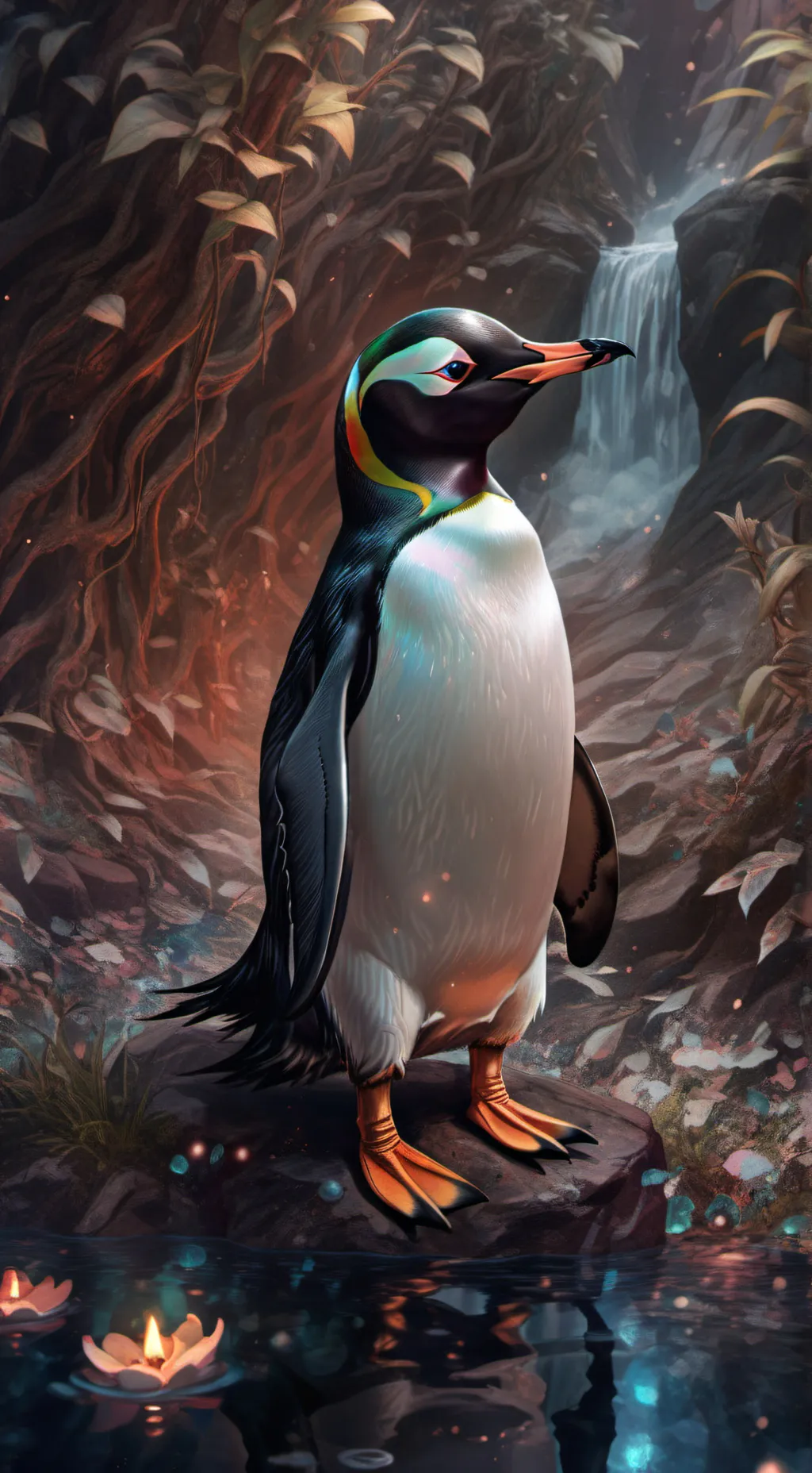 ai character: pingu background