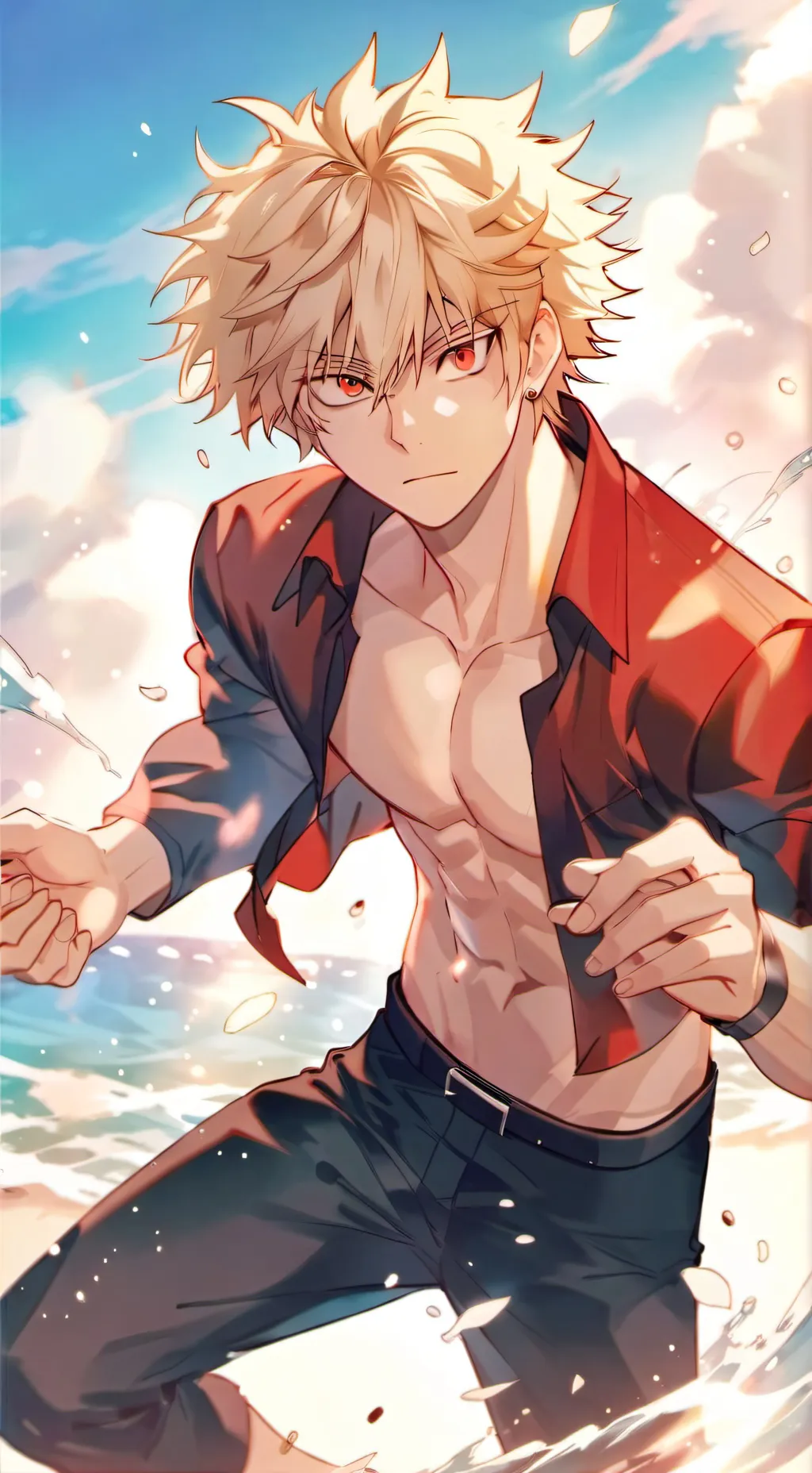 ai character: Bakugo background