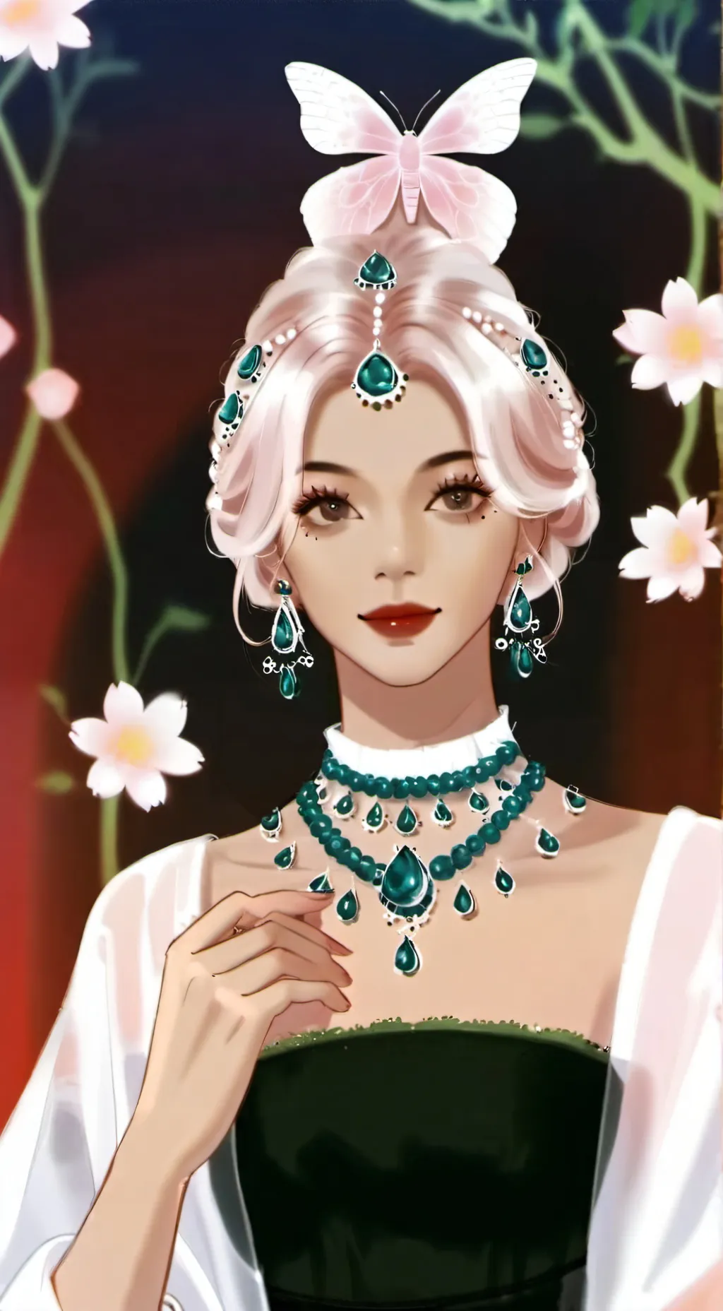 ai character: Hapi Mel💅🏾🐸 background