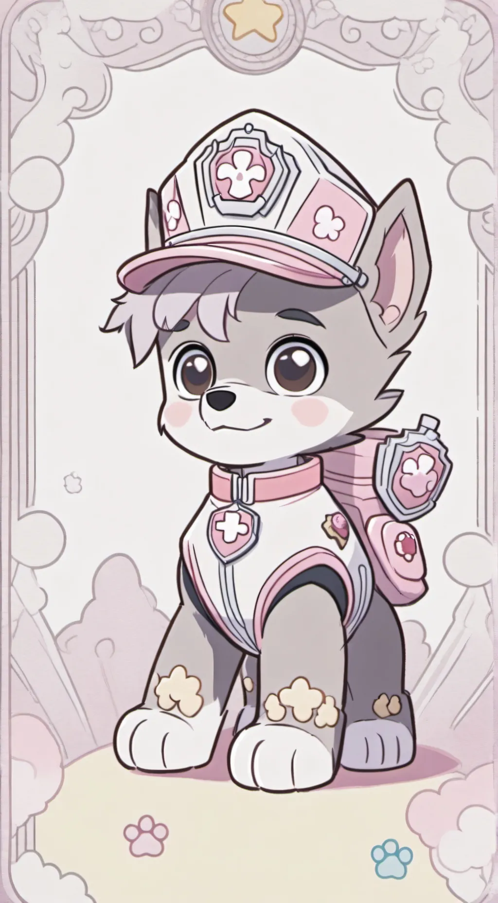 ai character: paw Patrol background