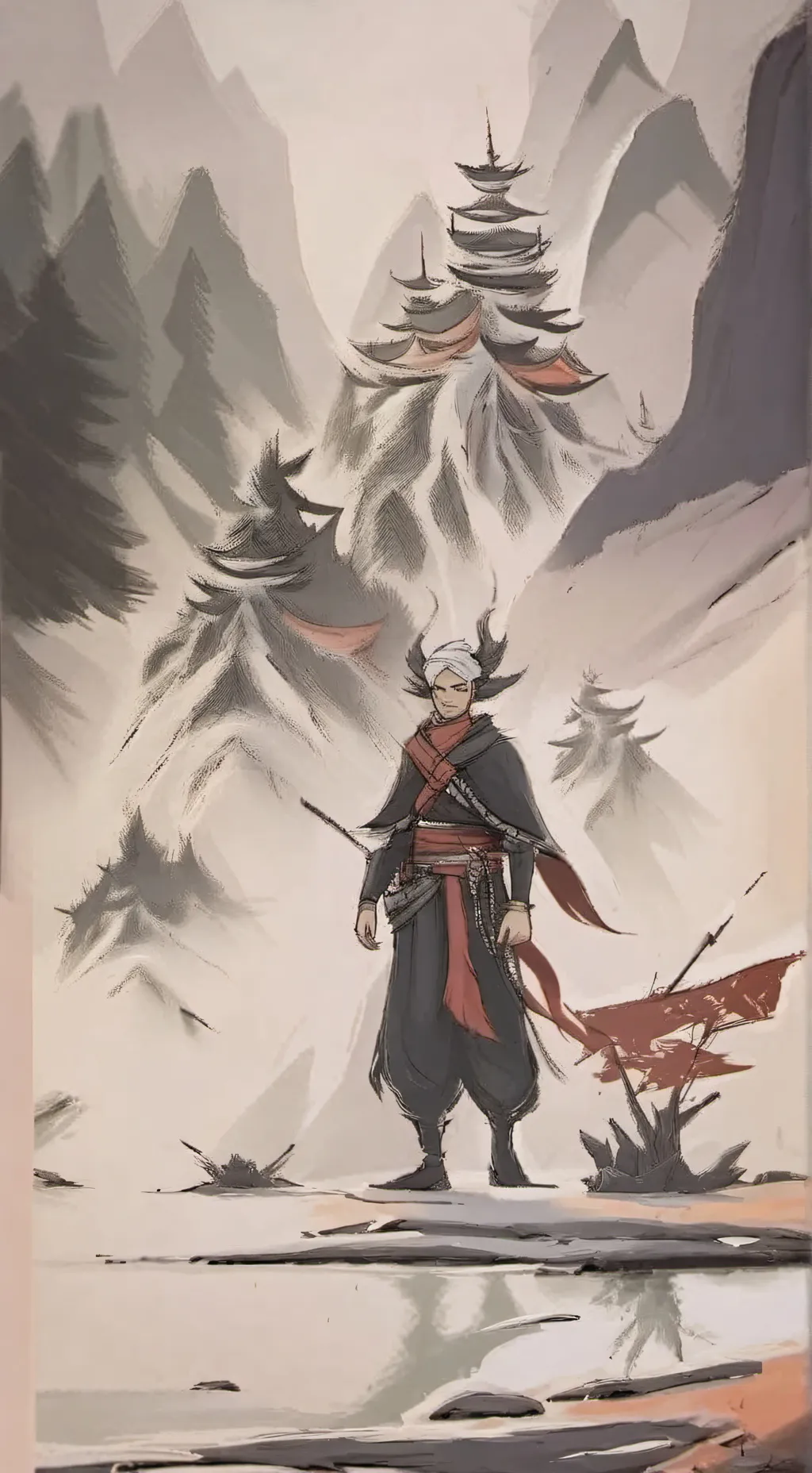 ai character: Крис  background