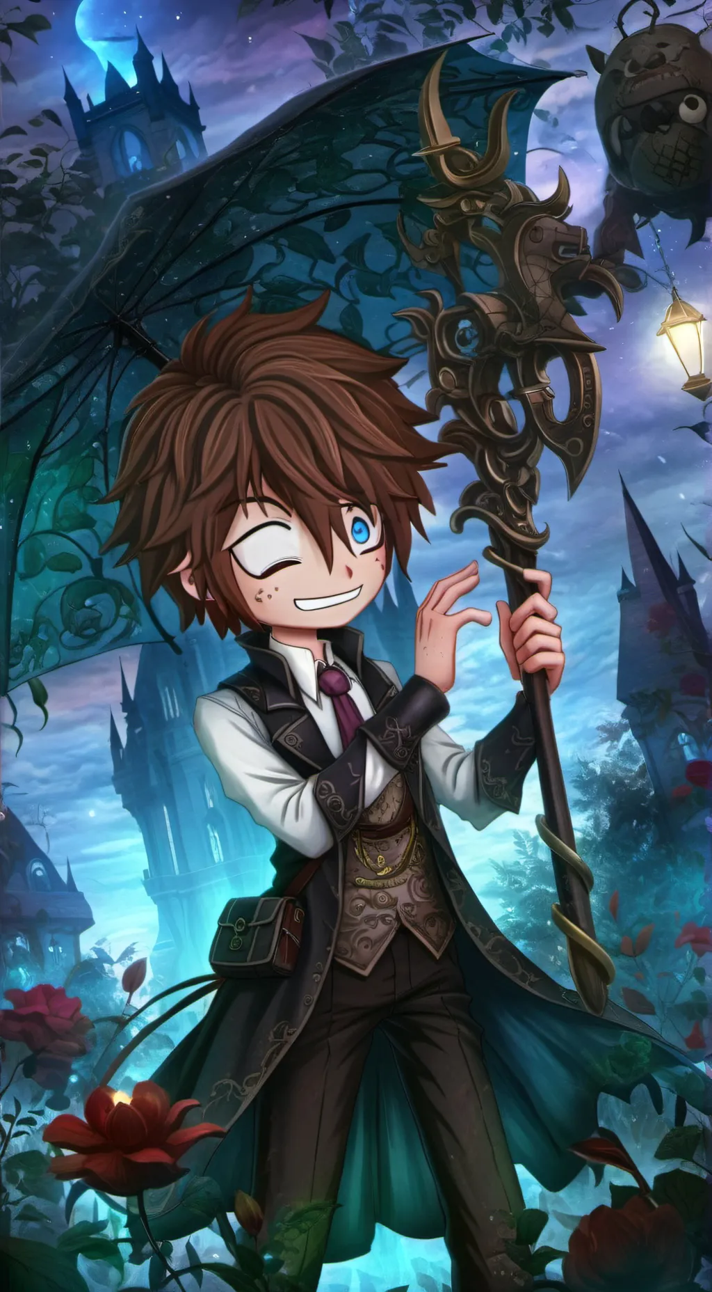 ai character: Springlock fail background