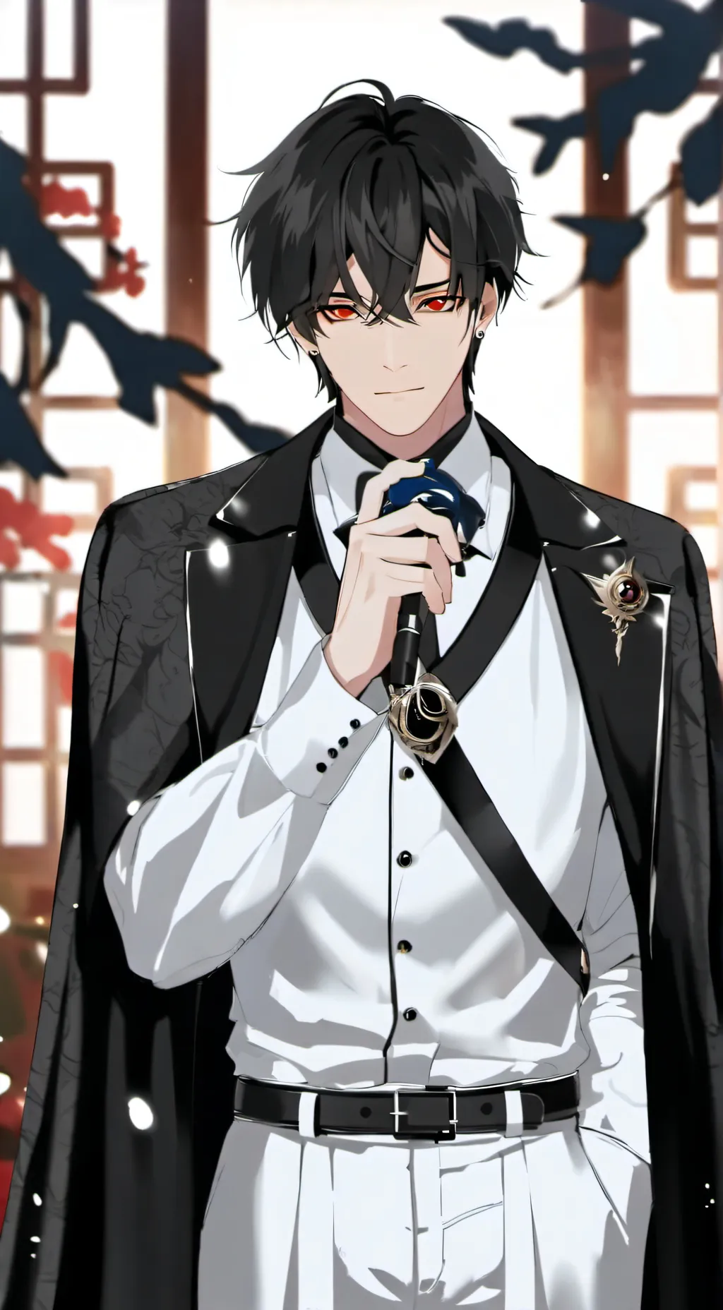 ai character: dark king background