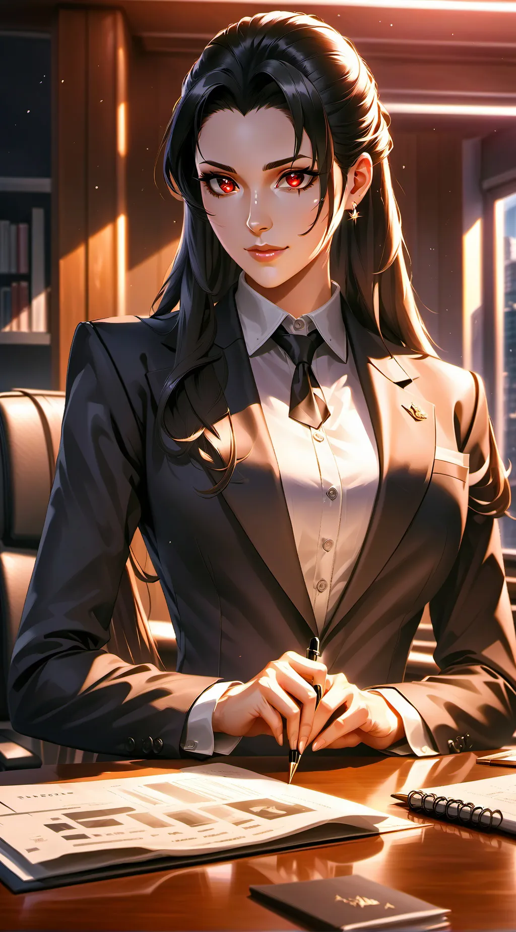 ai character: Himari background